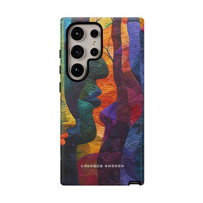 Harmonized Faces and Nature Fusion Samsung S24 - Tough Phone Case