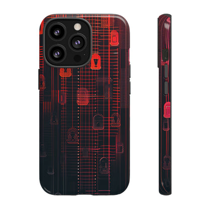 Encryption Aura: Security Gradient - Protective Phone Case