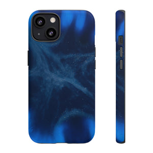 Blue Space Ink Art iPhone Case (Protective) iPhone 13 Matte Phone Case