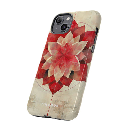 Crimson Bloom iPhone 14 Plus Case - Tough