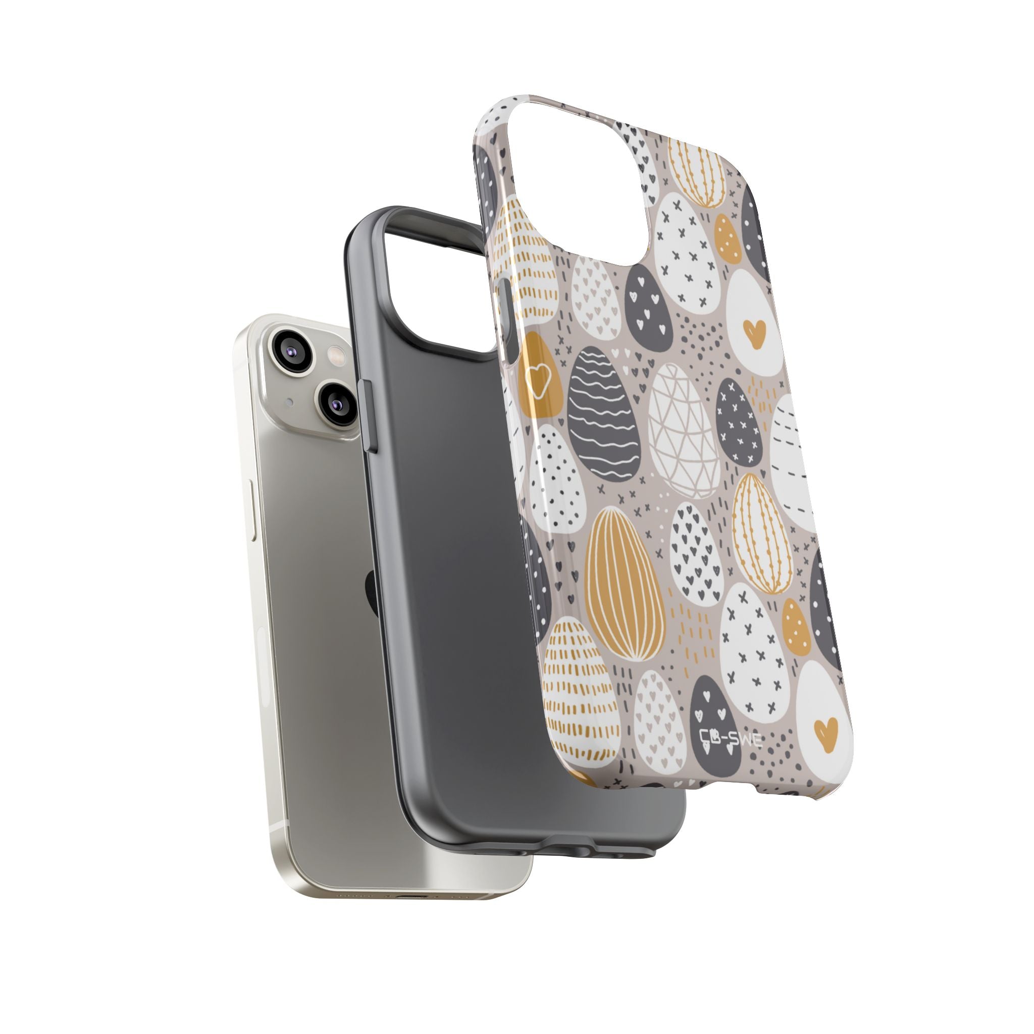 Easter Eggs Playful - iPhone Case
