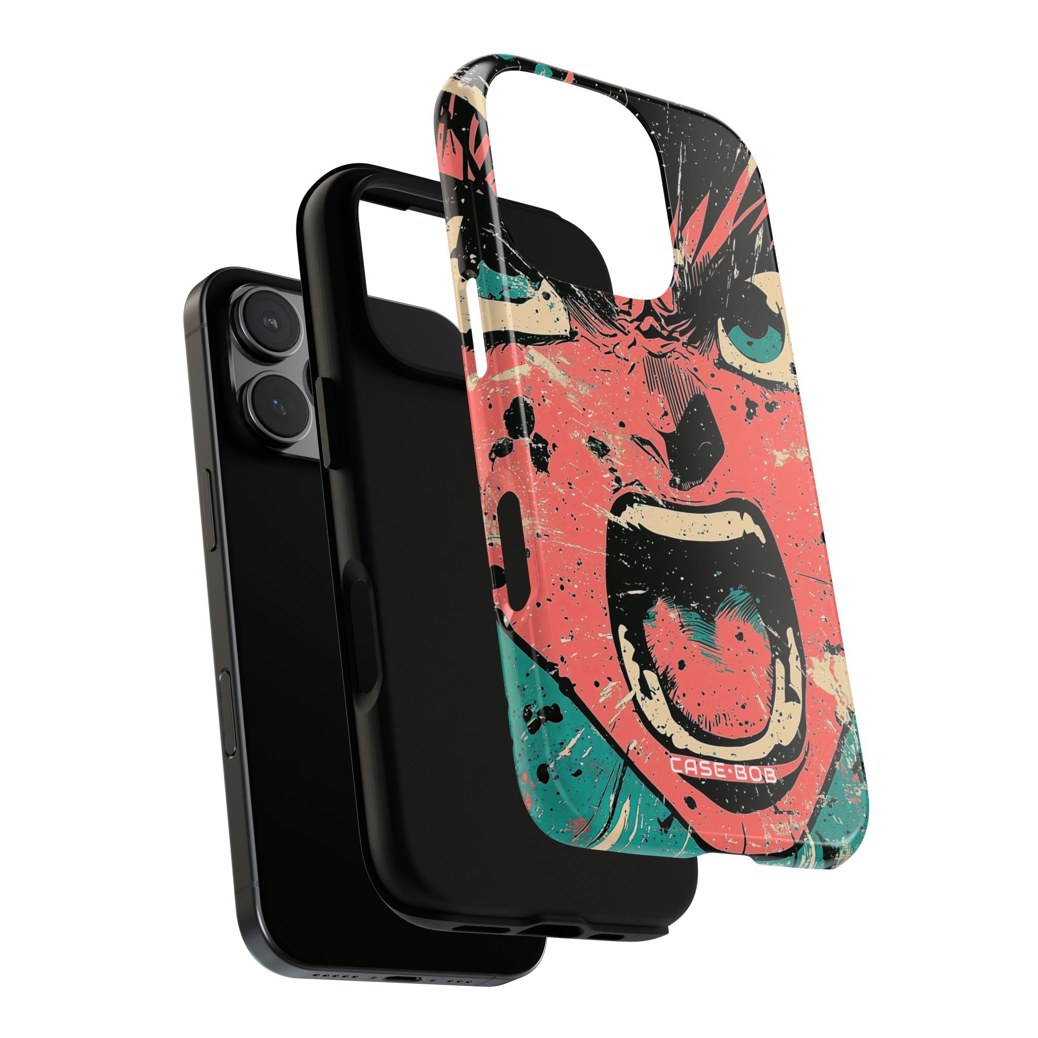 Screaming Face Chaos iPhone 16 Pro Case - Tough
