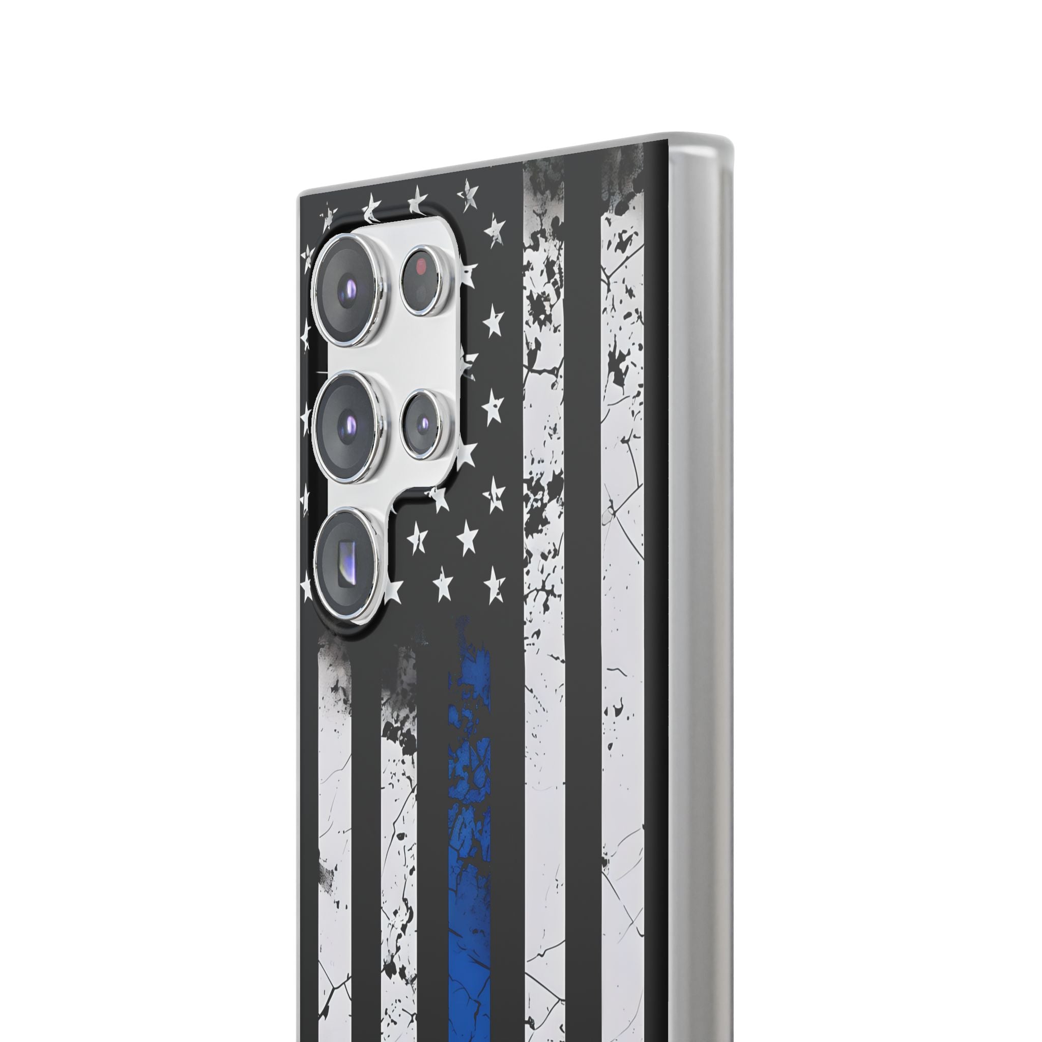 Blue Stripe Flag Samsung S23 Ultra Case - Soft