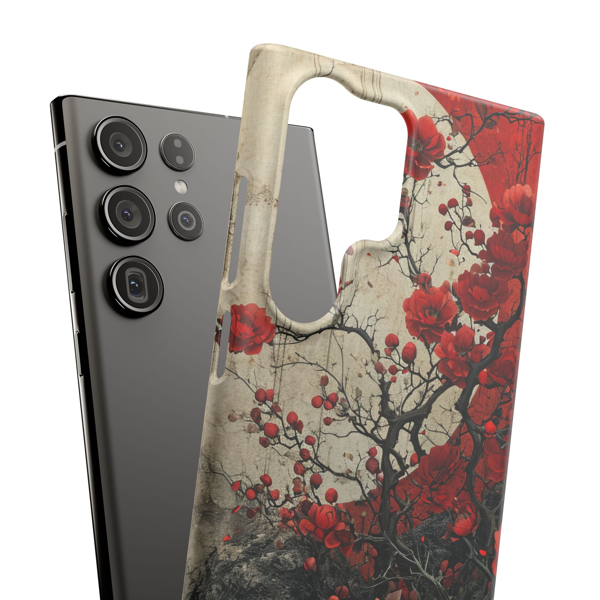 Zen Blossoms in Moonlight Samsung S23 - Slim Phone Case