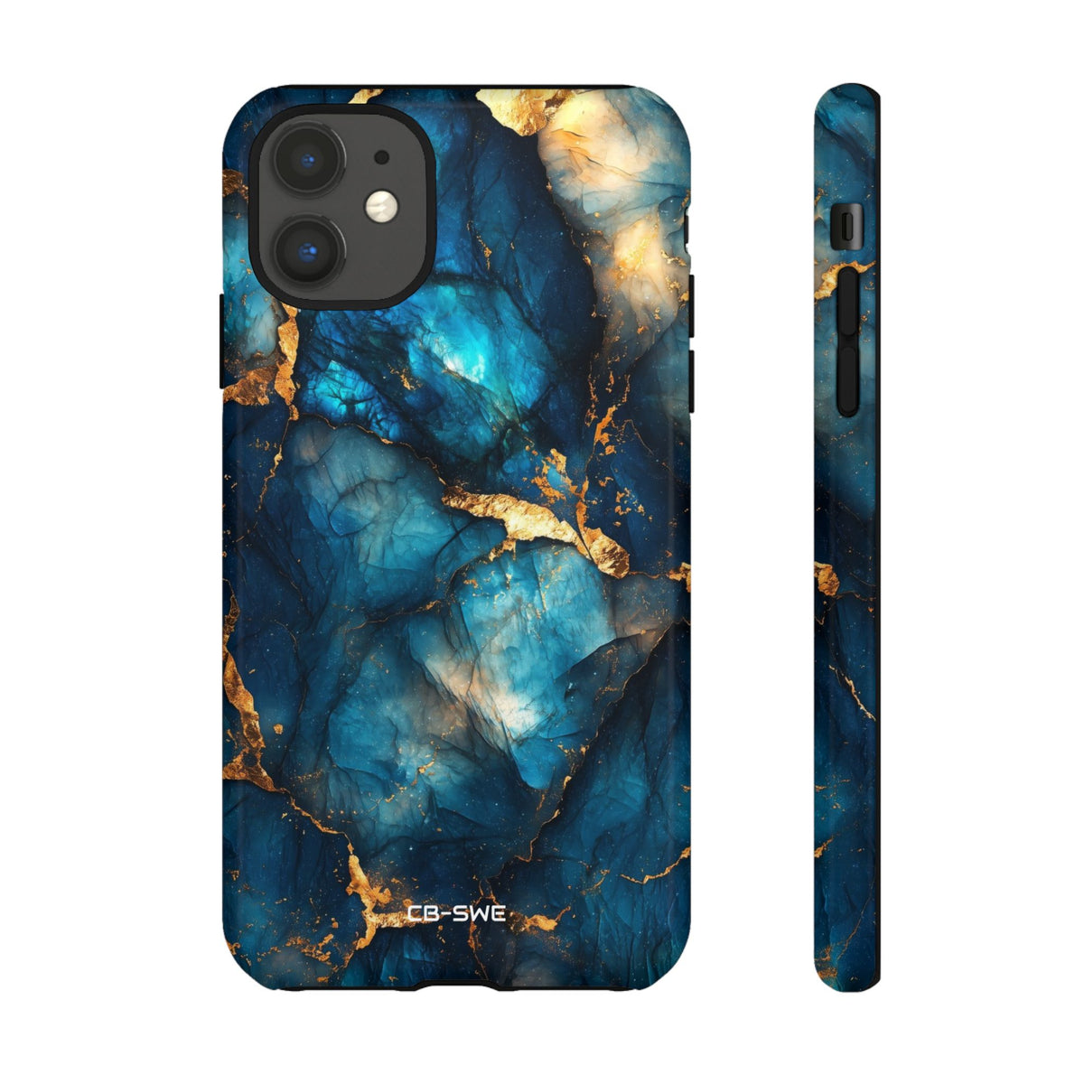 Luminous Gold Veins - iPhone Case