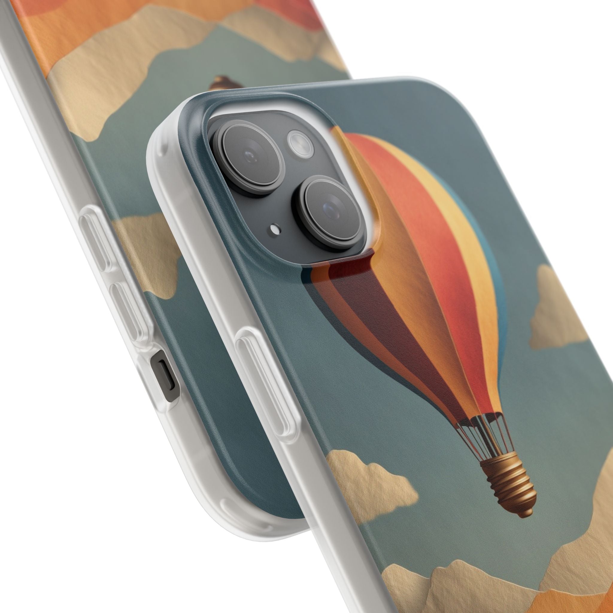 Lightbulb Balloon iPhone 15 Plus Case - Soft