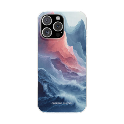 Mountain Wave Serenity - Flexi iPhone 16 Phone Case