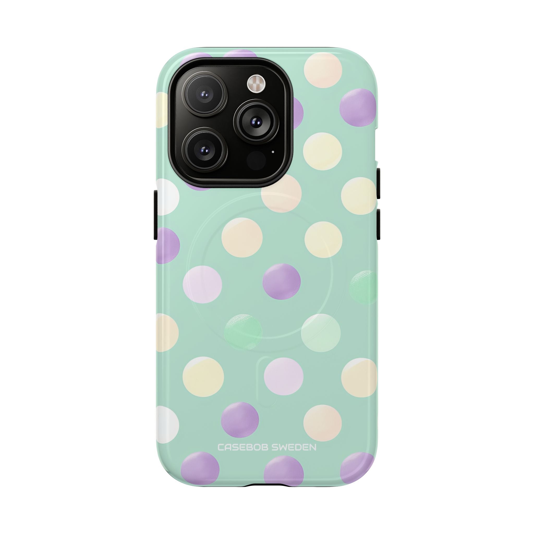 Pastel Polka Dots - Tough + MagSafe® iPhone 14 Phone Case