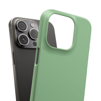 Dark Sea Green iPhone 15 - Slim Phone Case