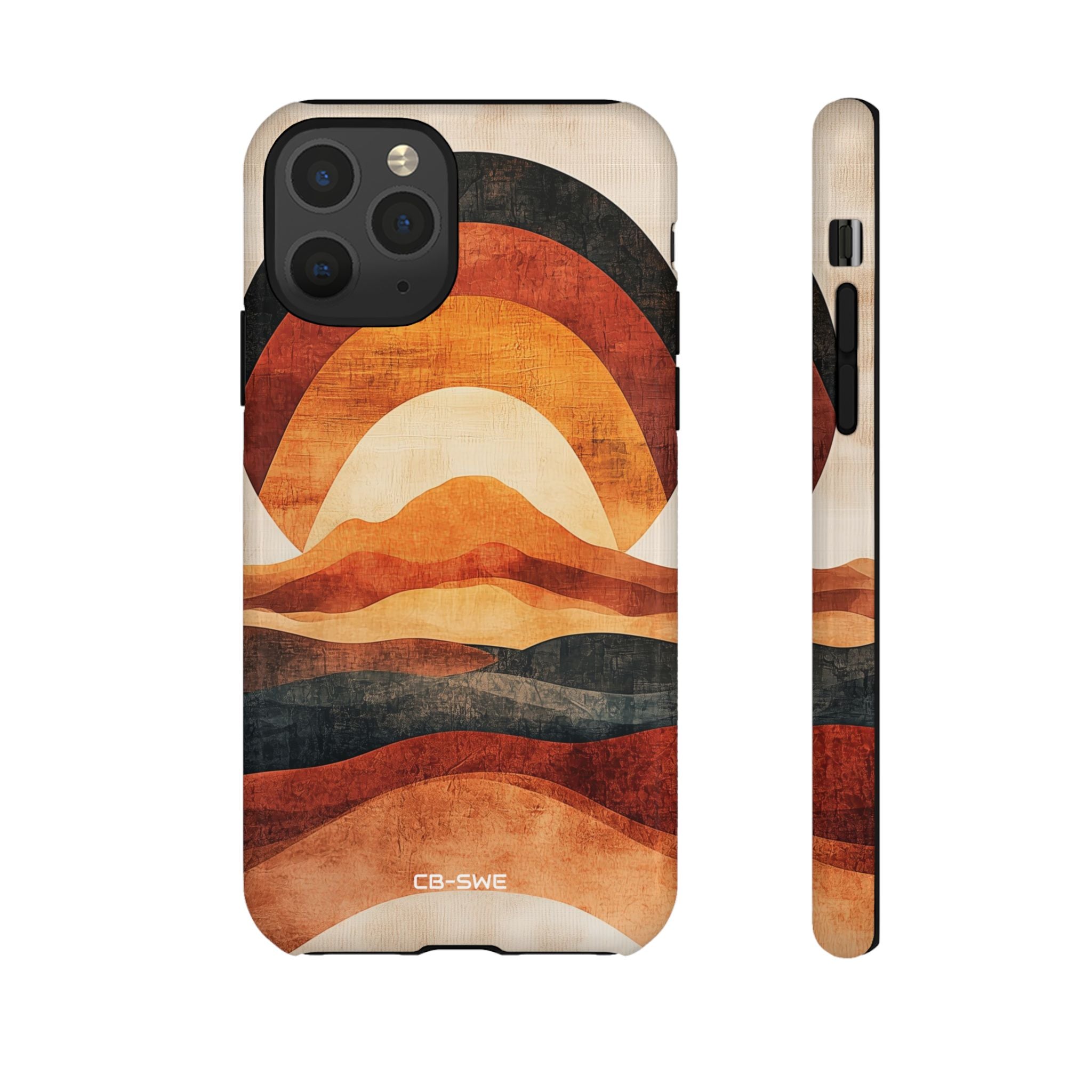 Sunrise Embraces Mountains - iPhone Case