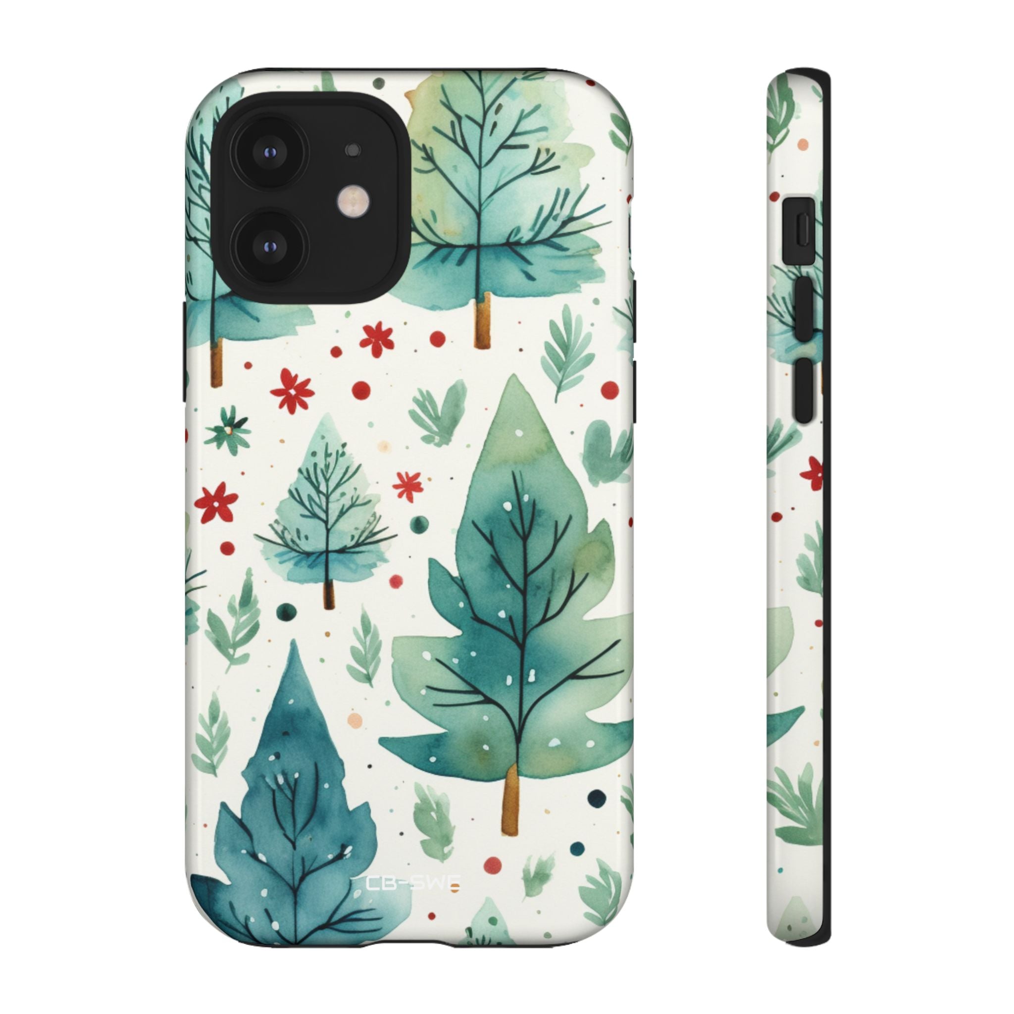 Joyful Evergreen Dance - iPhone Case