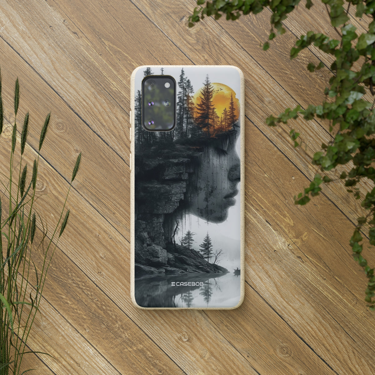 Nature's Reflection | Biodegradable Phone Case