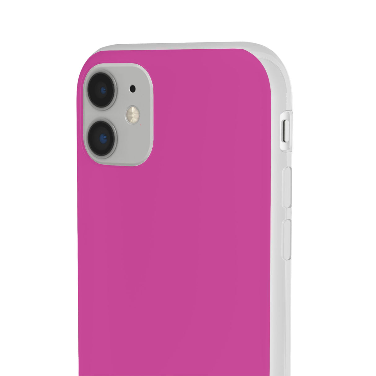 Hot Magenta | Handyhülle für iPhone (Flexible Hülle)