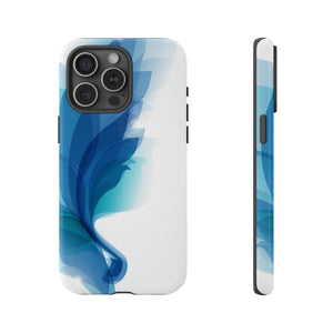 Blue Feathers - Protective Phone Case