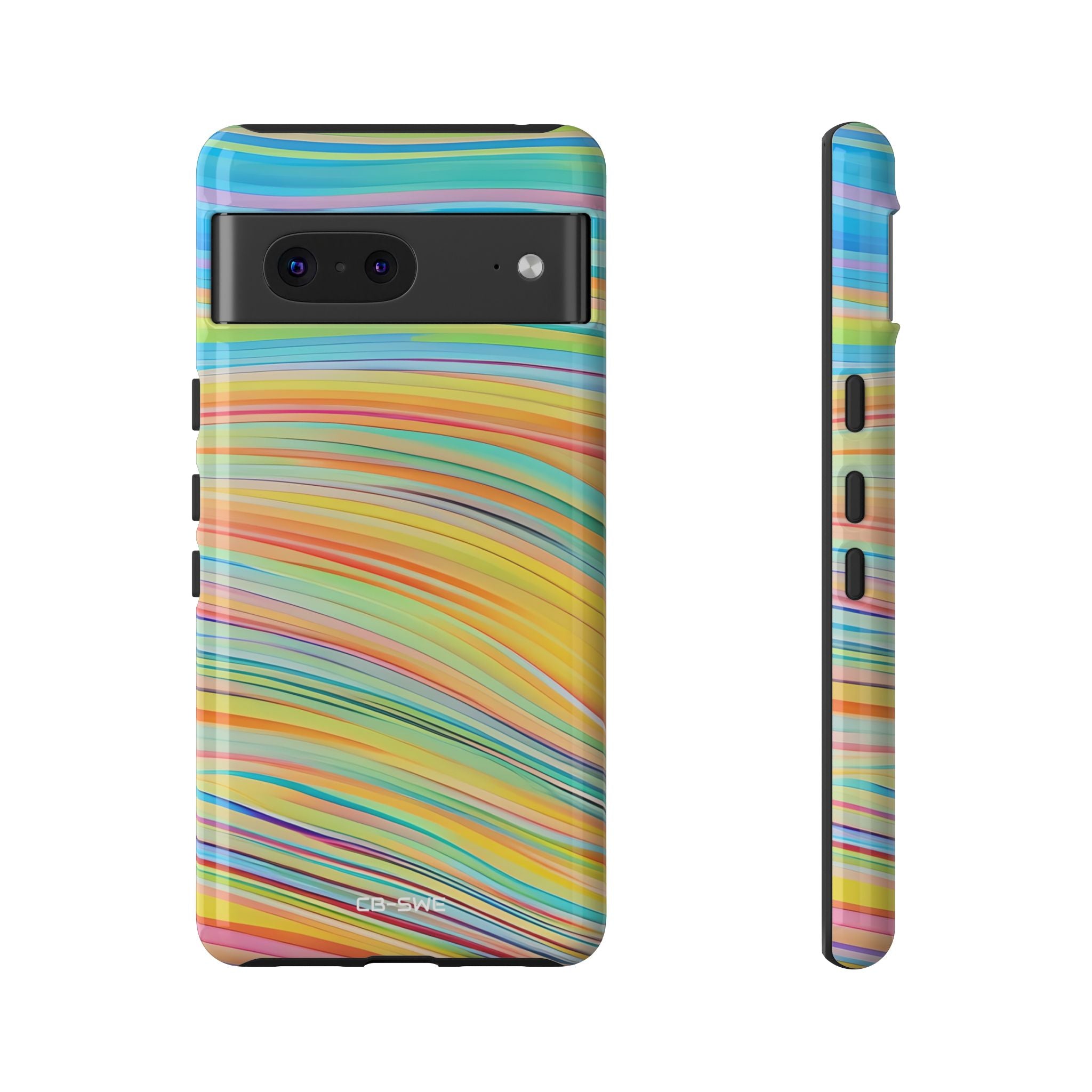 Vibrant Rhythmic Waves - Google Pixel Case