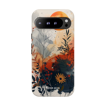 Orange Solstice Google Pixel 9 Pro XL Case - Tough