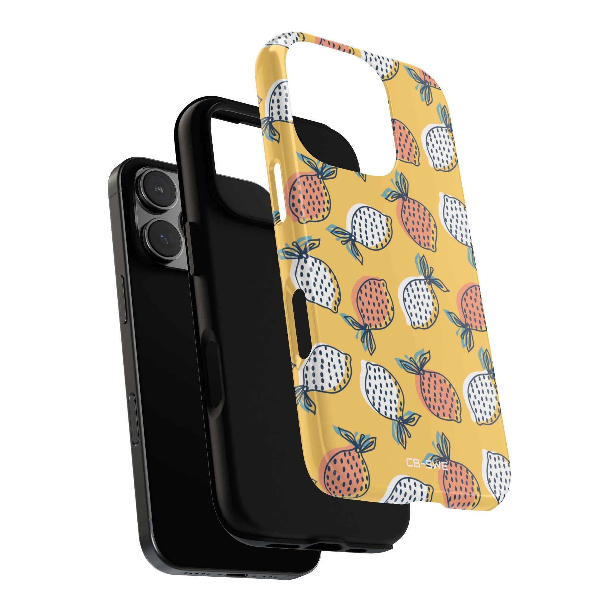 Lemons Dance Playfully - iPhone Case