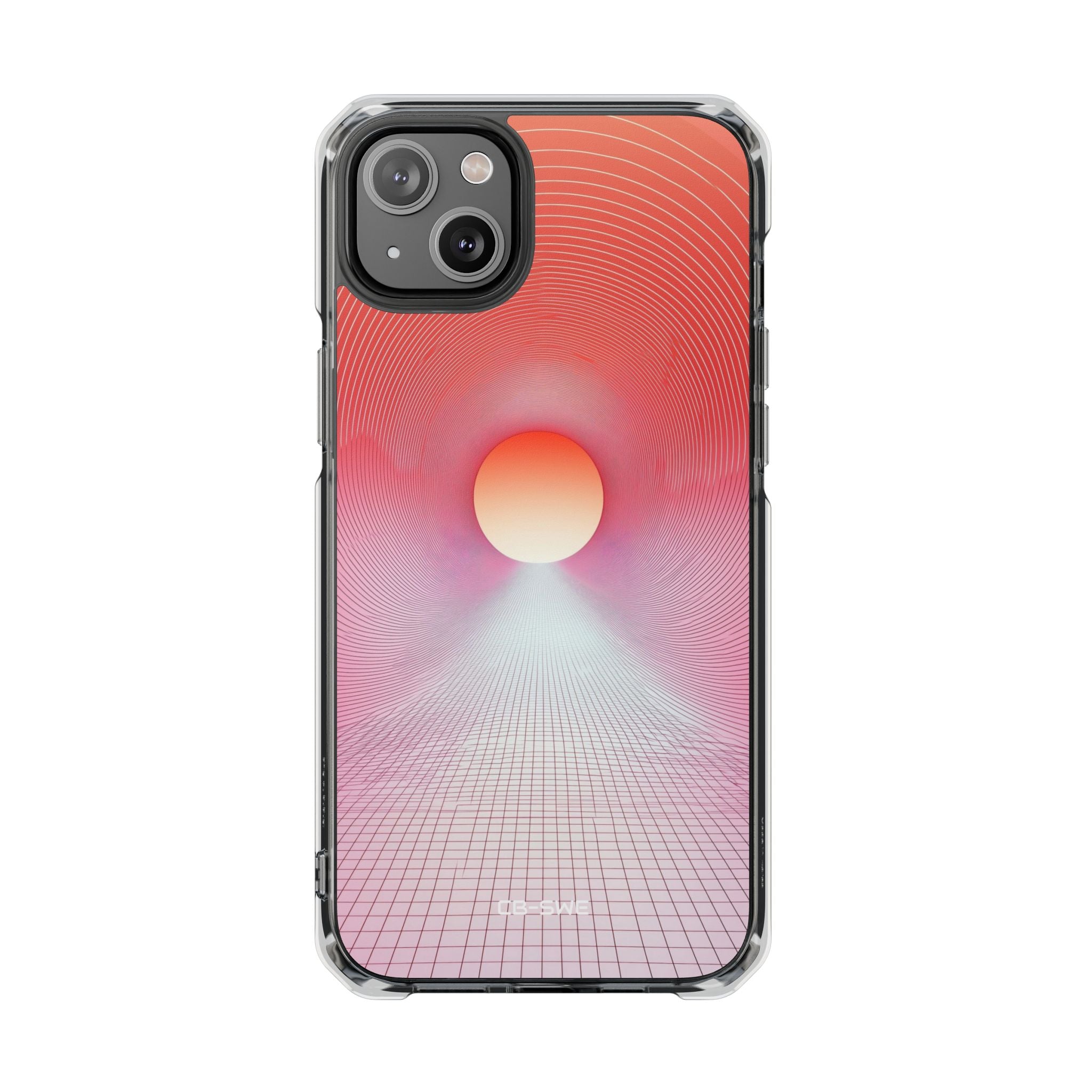 Circles Embrace Light iPhone Case - Impact
