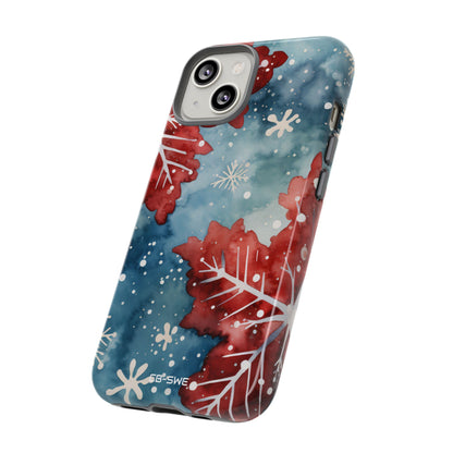 Winter Leaves Dance - iPhone Case
