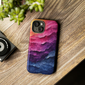 Pastel Wave Symphony - Protective Phone Case