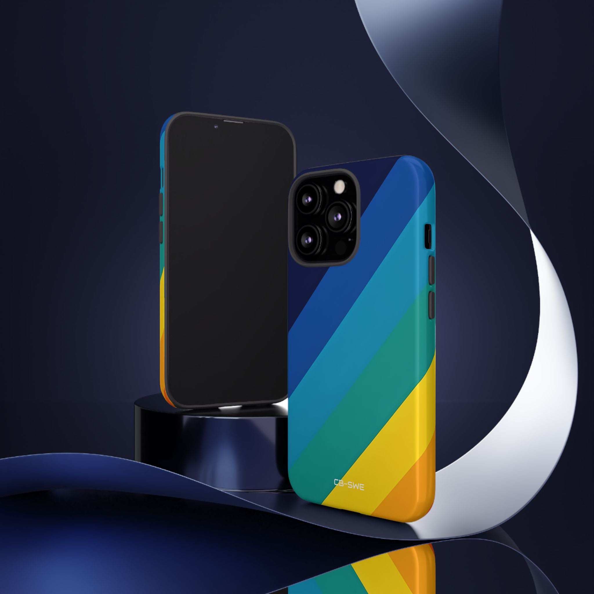 Diagonal Color Spectrum - iPhone Case