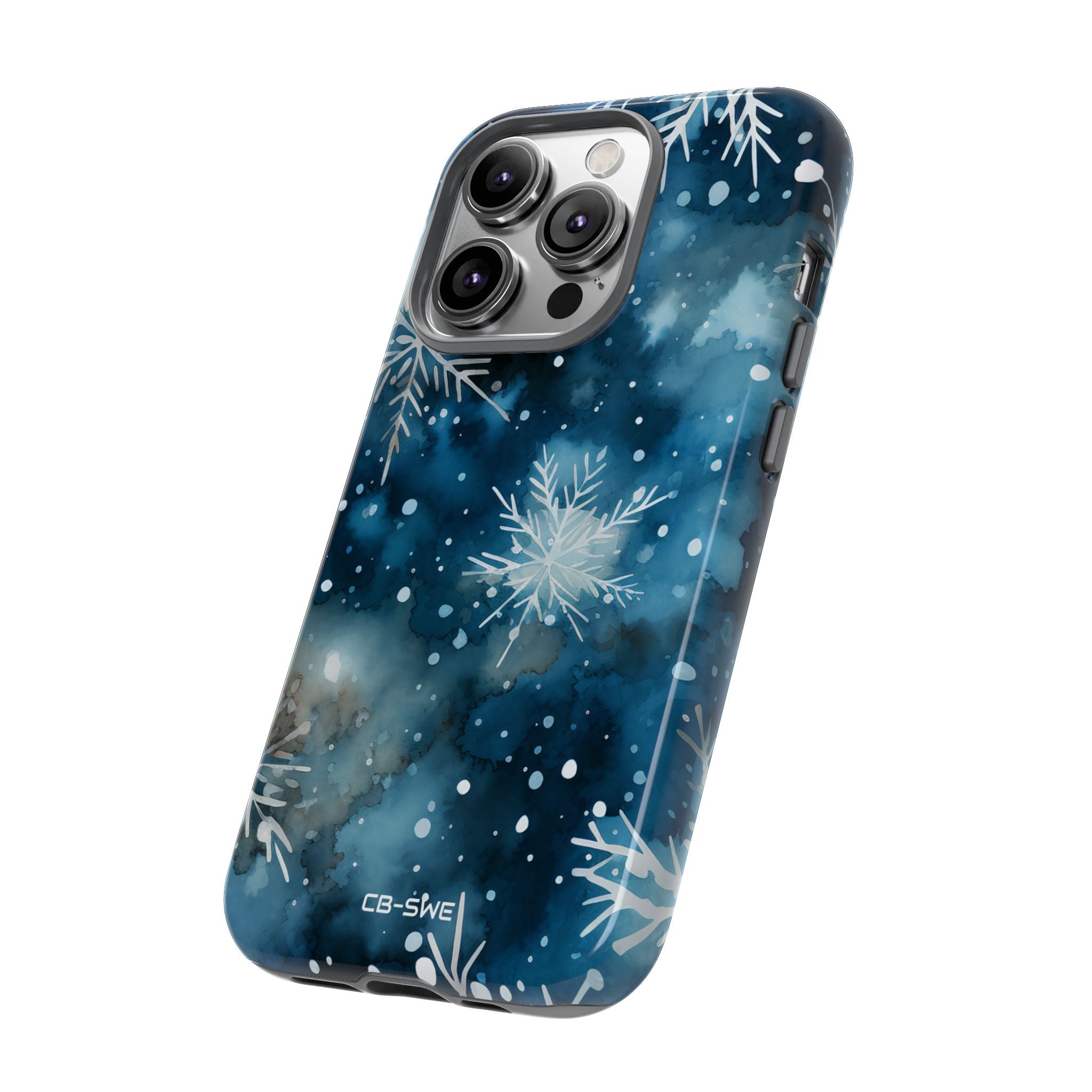 Winter Snowflakes Dance - iPhone Case