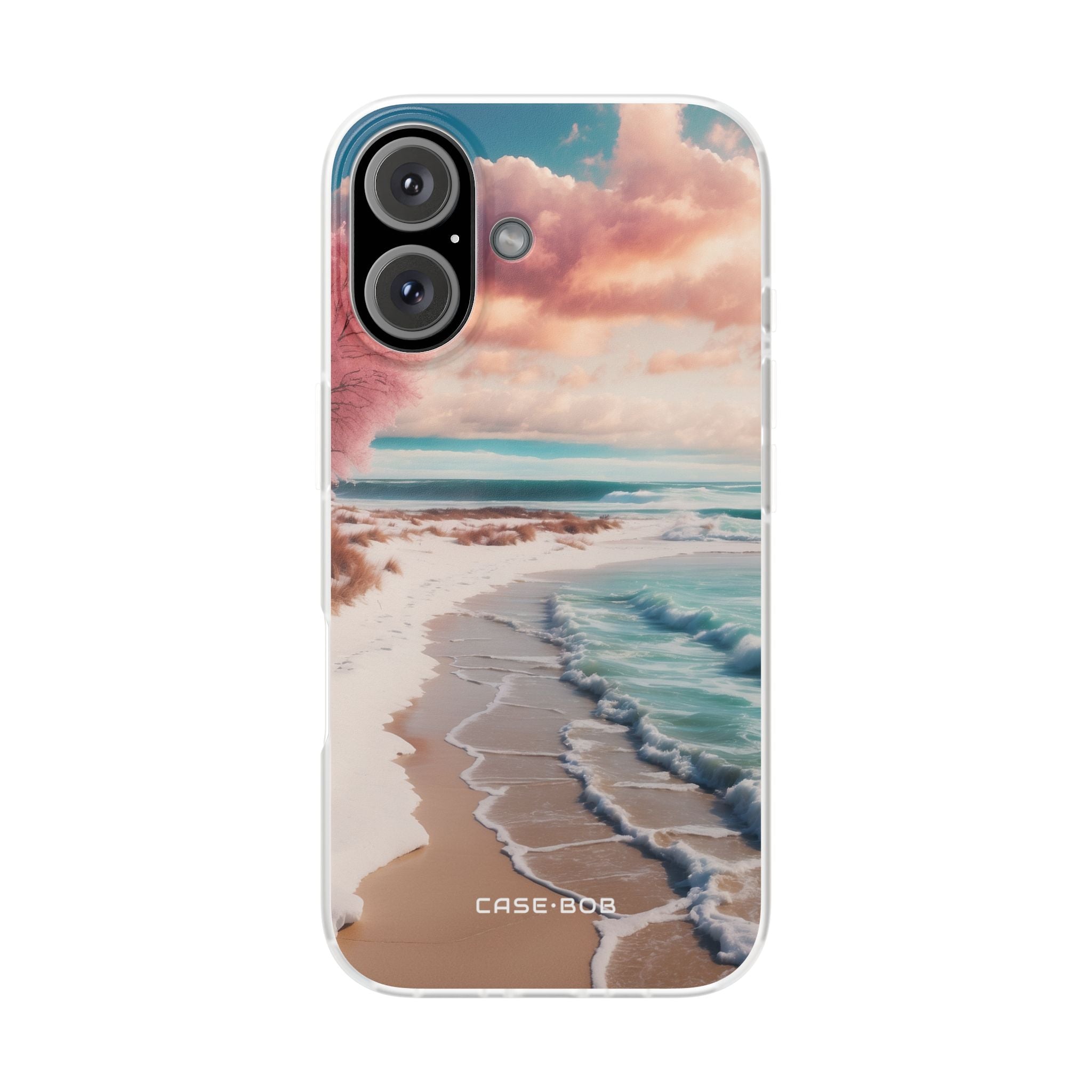 Pink Tree Breeze iPhone 16 Case - Soft