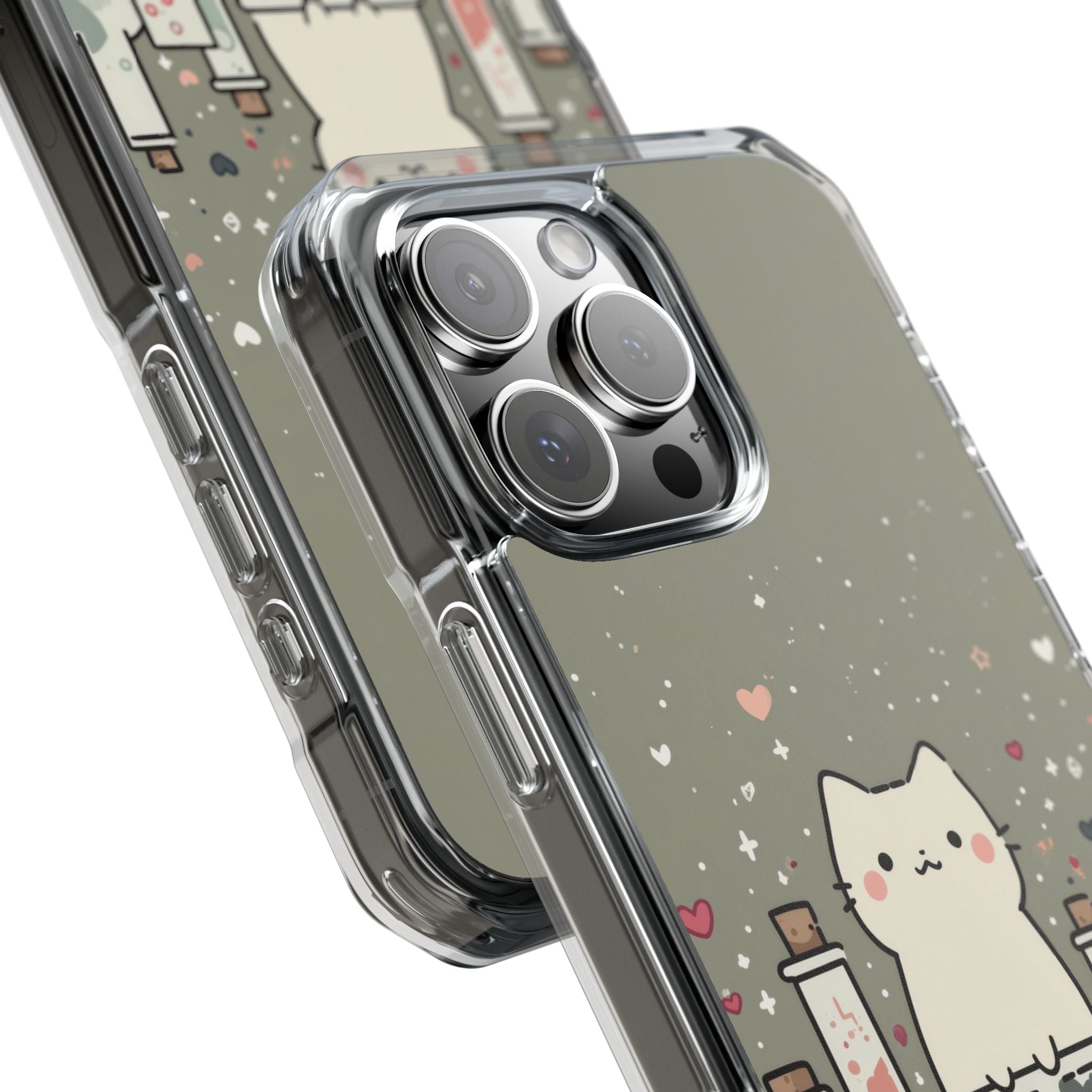 Cat Explores Potions iPhone Case - Impact