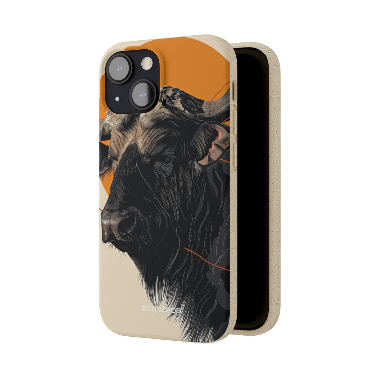 Majestic Buffalo Sun | Biodegradable Phone Case