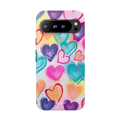 Hearts Dance Playfully - Google Pixel Case