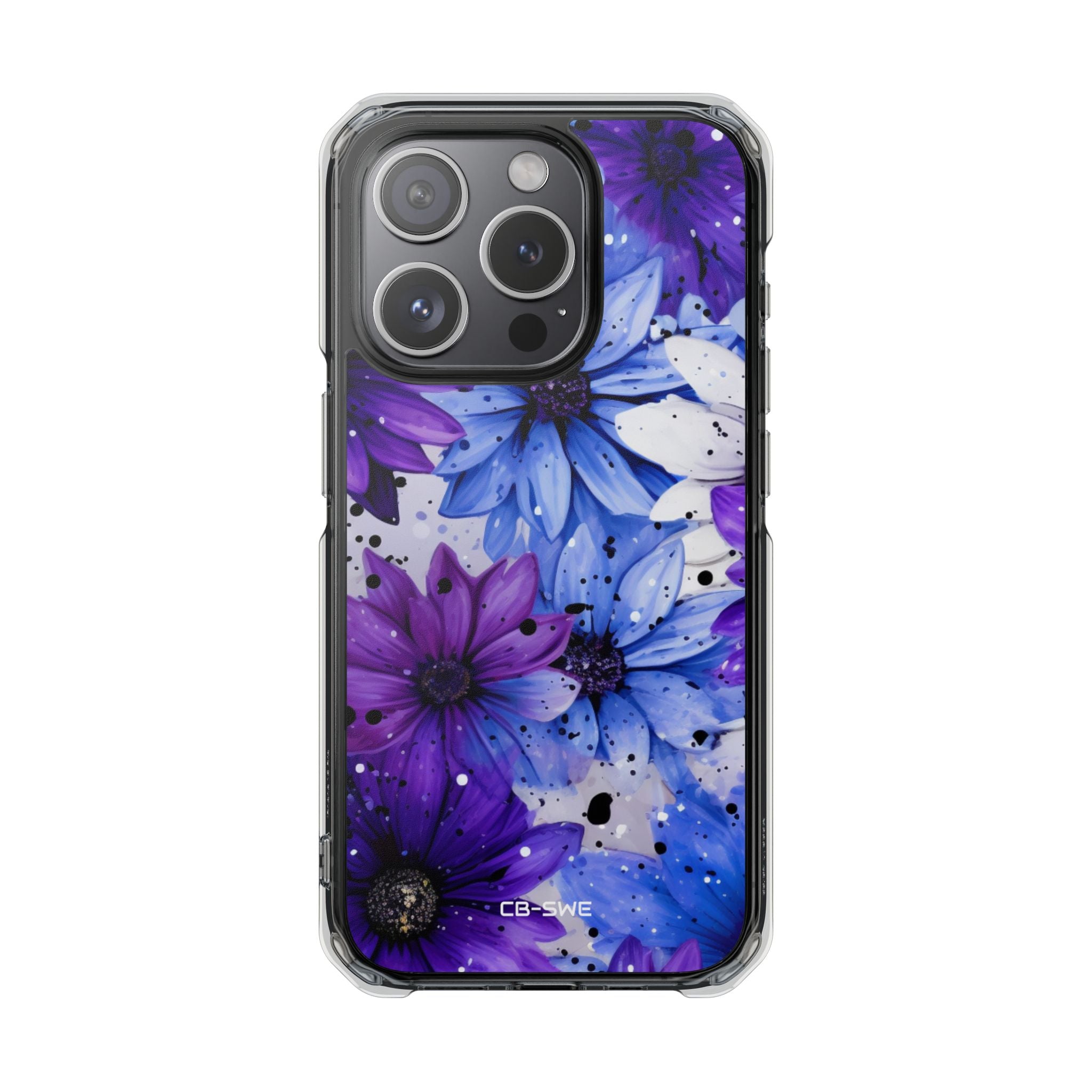 Vivid Splattered Blooms iPhone Case - Impact