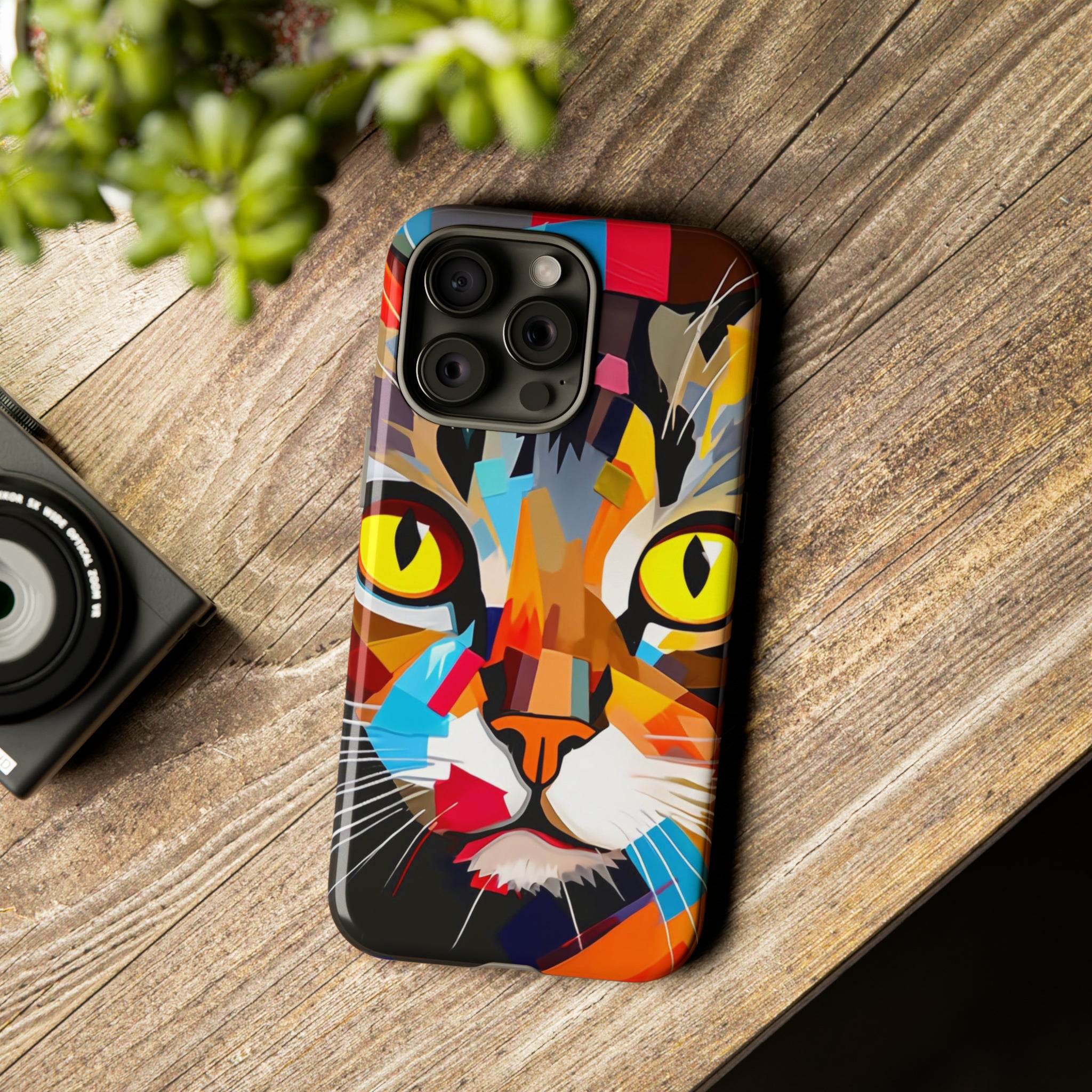 Abstract Kitty Palette Samsung Case (Protective)