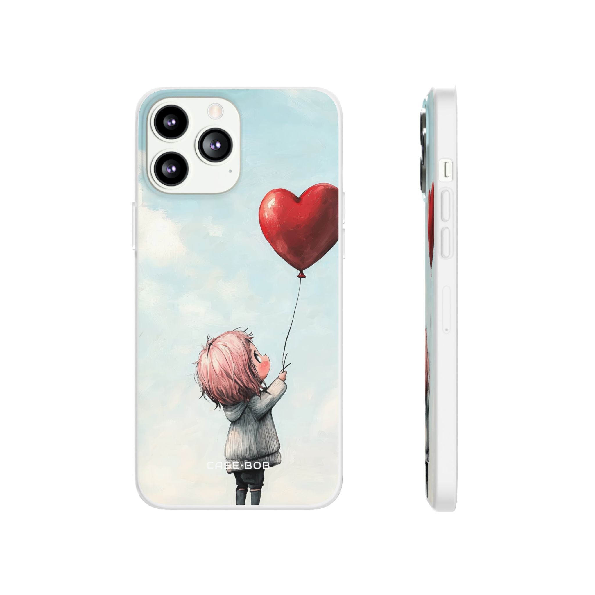 Heart Balloon Glow iPhone 13 Pro Max - Soft