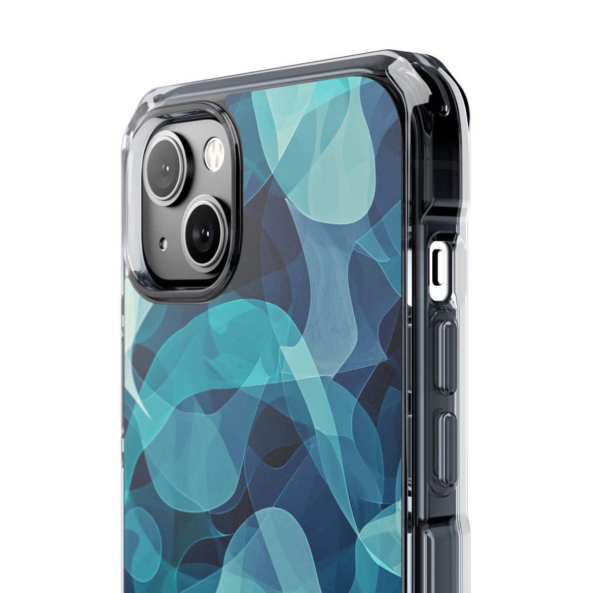 Cool Tones Showcase | Handyhülle für iPhone (Clear Impact Case – magnetisch)