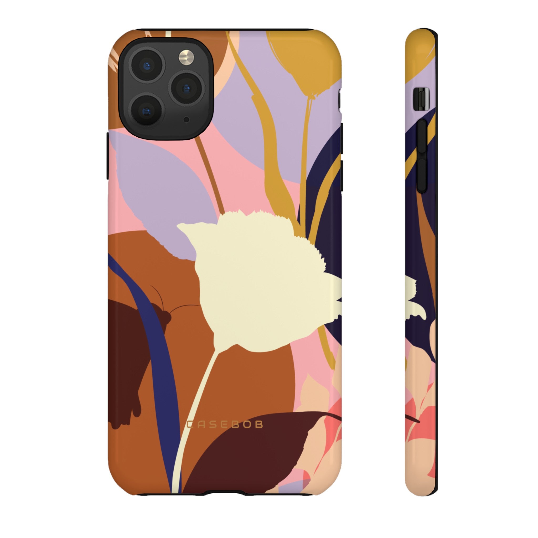 Summer Flower Silhouette iPhone case - Protective Phone Case