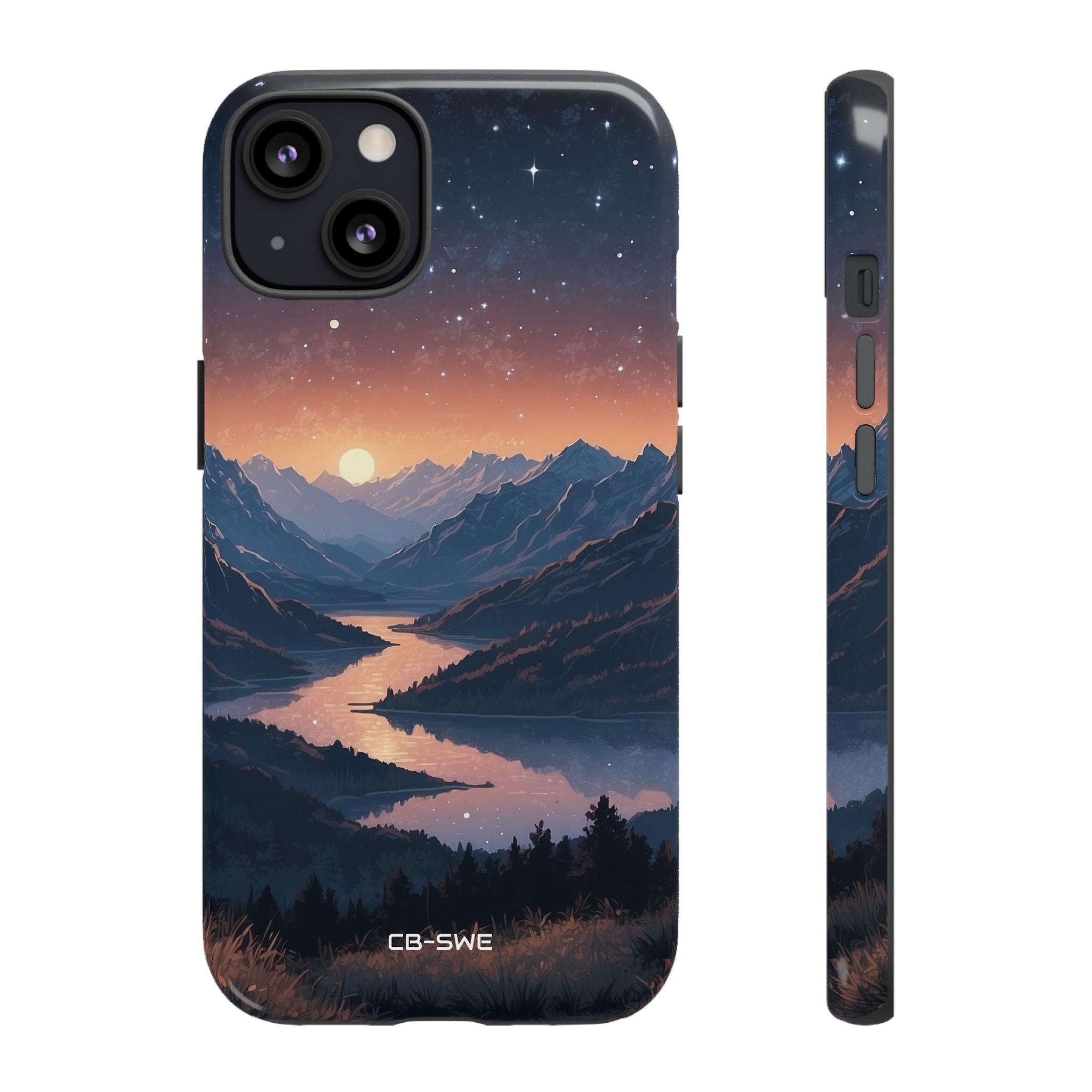 Mountains Embrace Light - iPhone Case