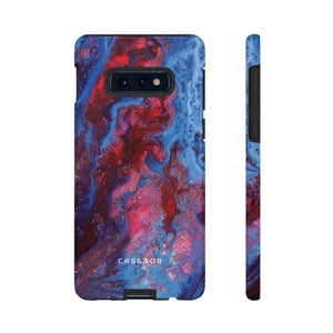 Deep Red Ink Art Phone Case - Protective Phone Case