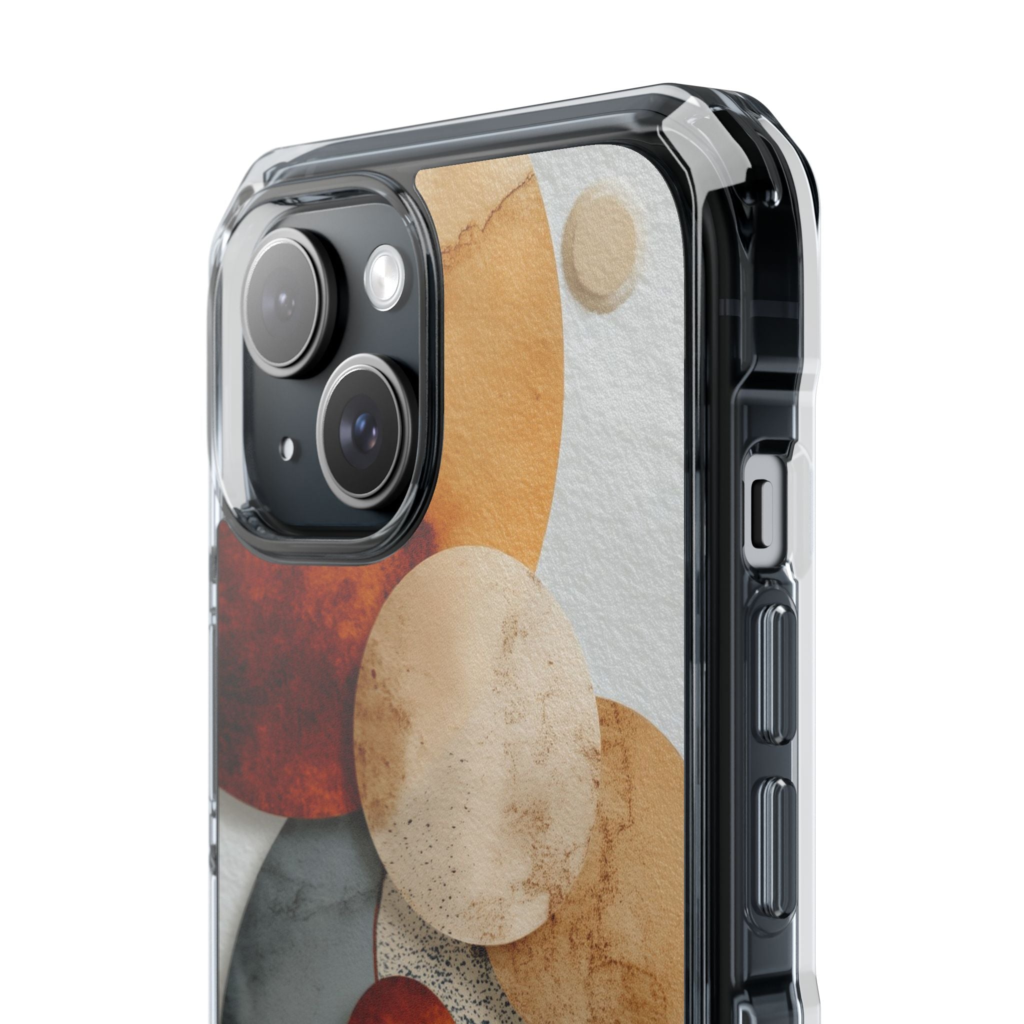 Circles Embrace Warmth iPhone Case - Impact