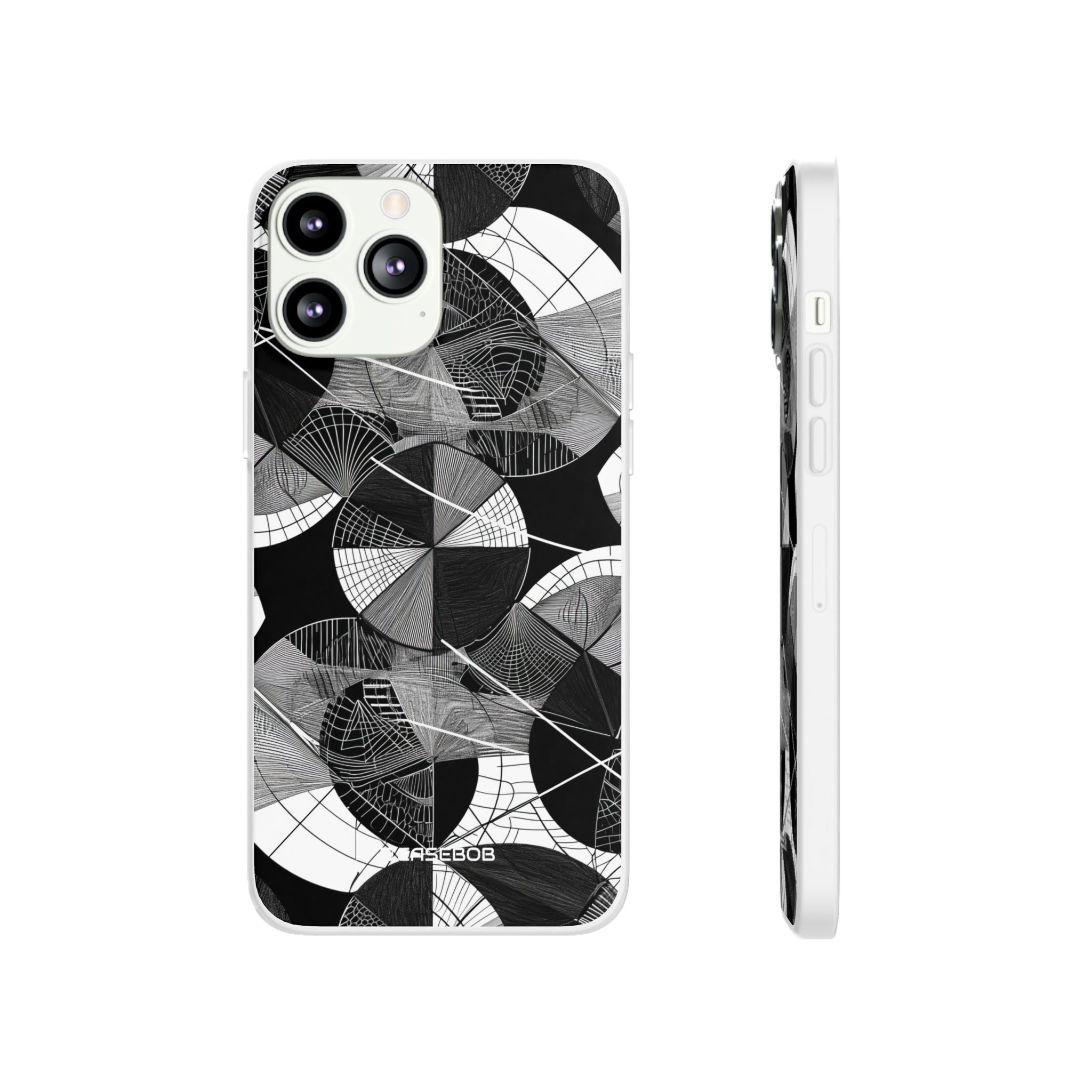 Geometric Elegance | Flexible Phone Case for iPhone