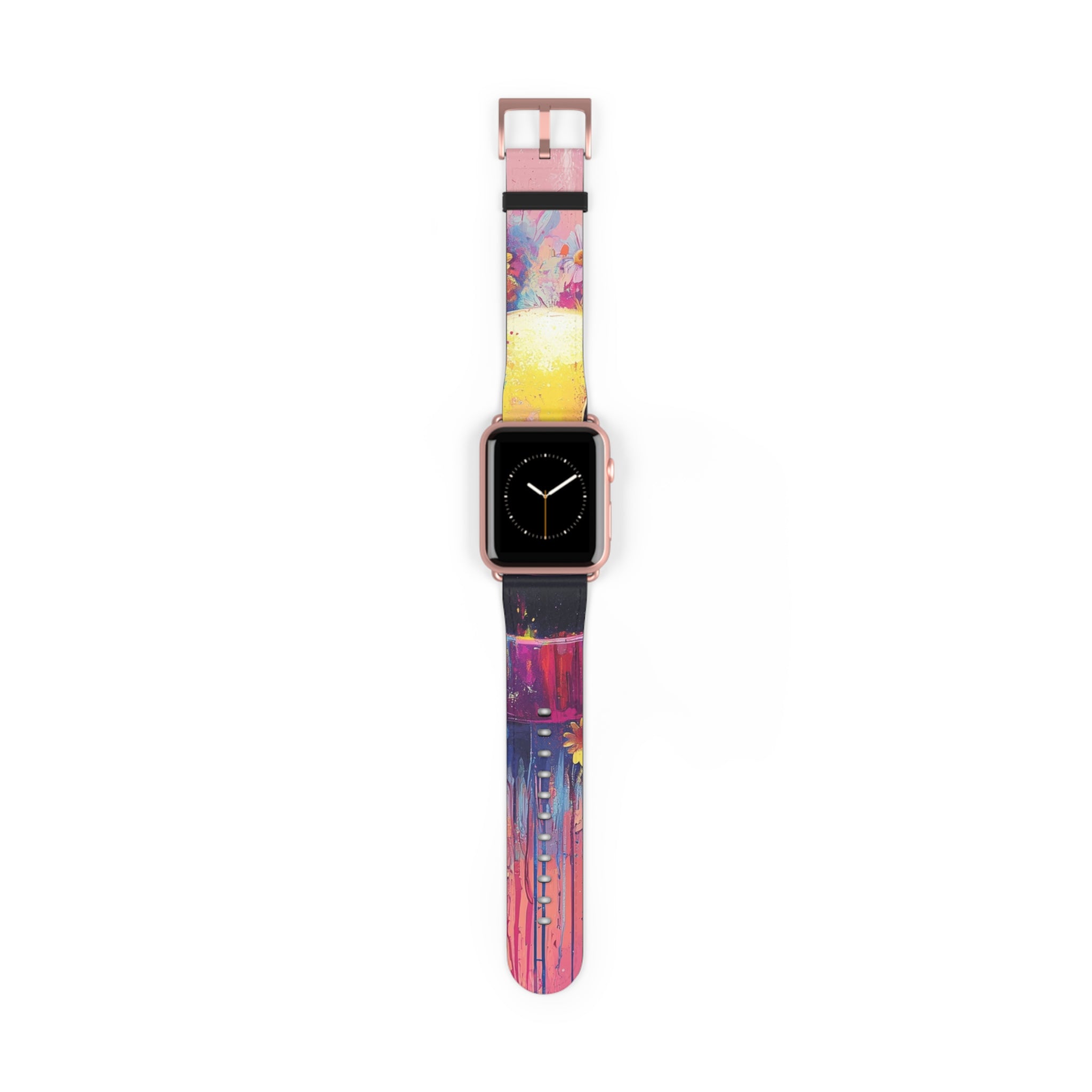Smiley Bloom Drip - Watch Band