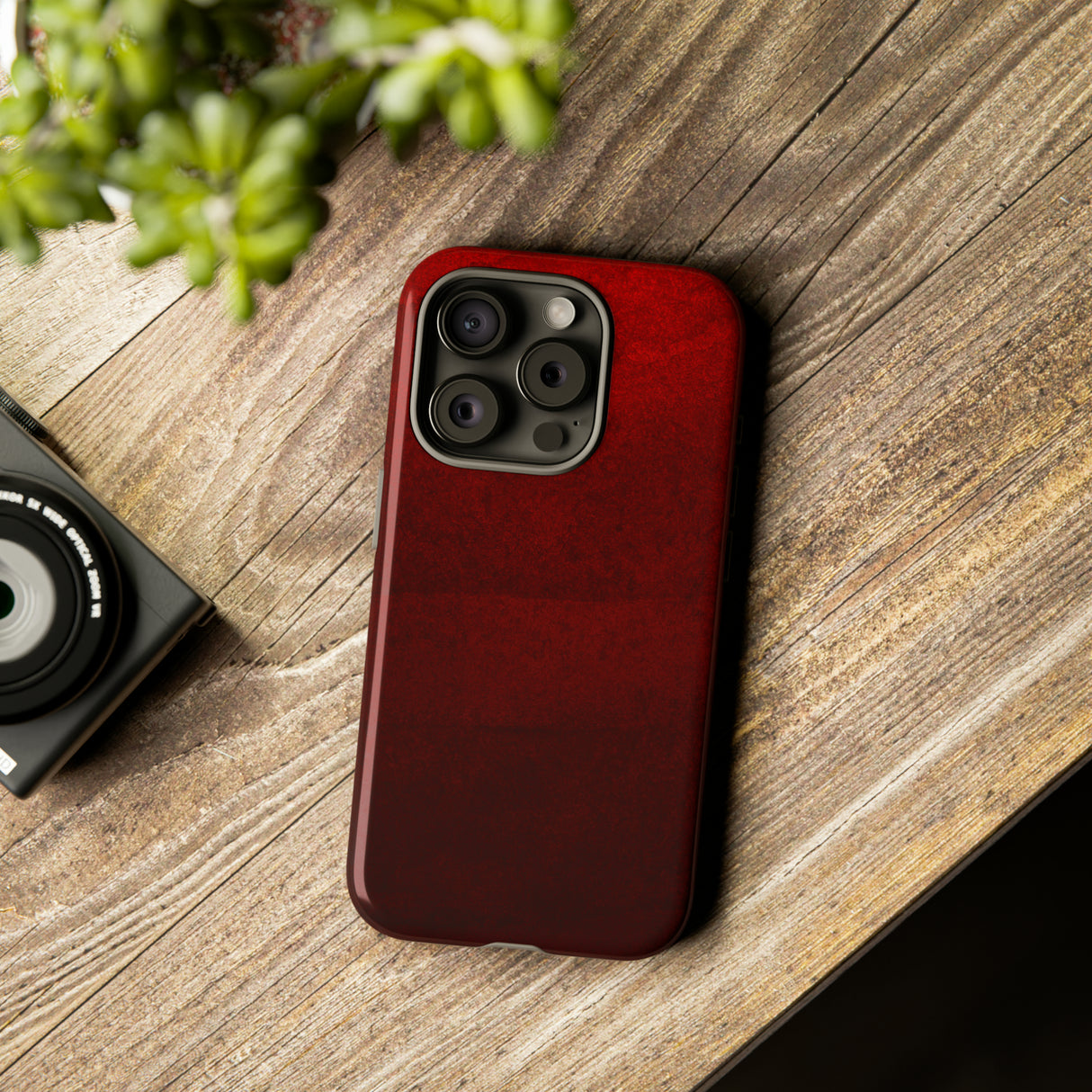 Grunge Red - Protective Phone Case