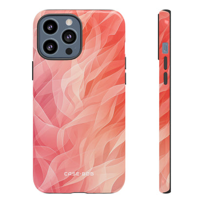 Peach Wave Drift iPhone 13 Pro Max Case - Tough