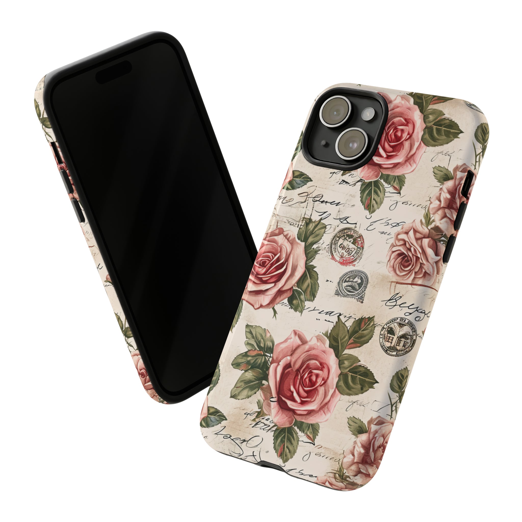 Roses & Love Letters - Protective Phone Case