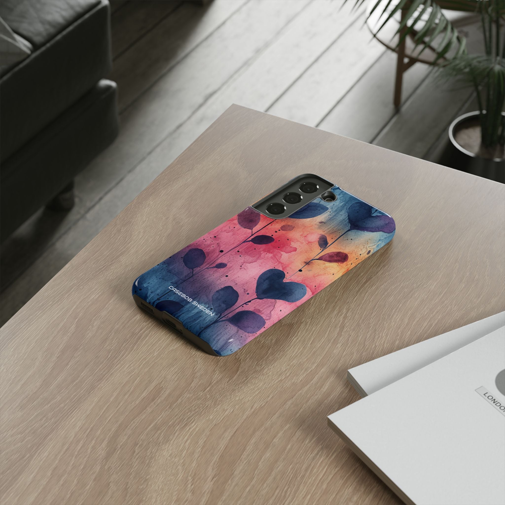 Watercolor Heart Art - Tough Samsung S22 Phone Case