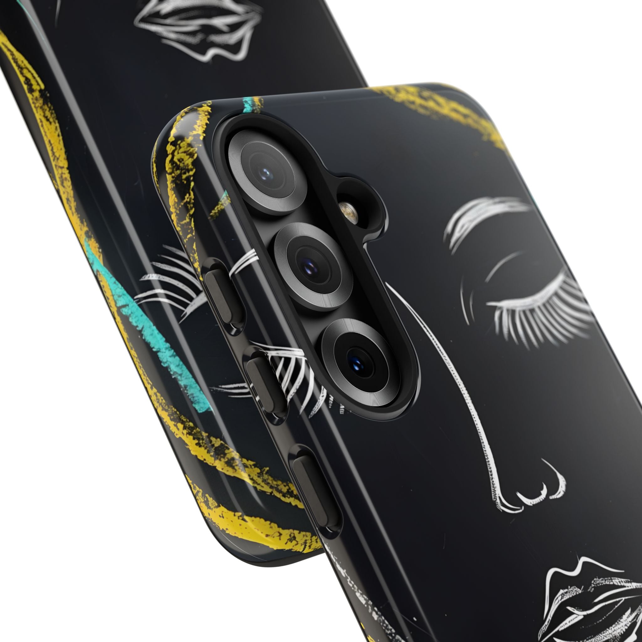 Vivid Minimalist Portrait - Samsung Case