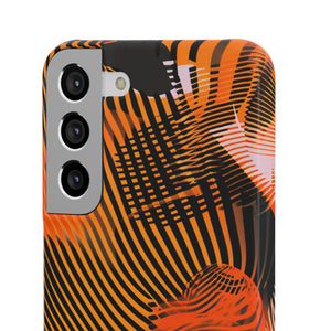 Pantone Tangerine Design | Handyhülle für Samsung (Slim Case)