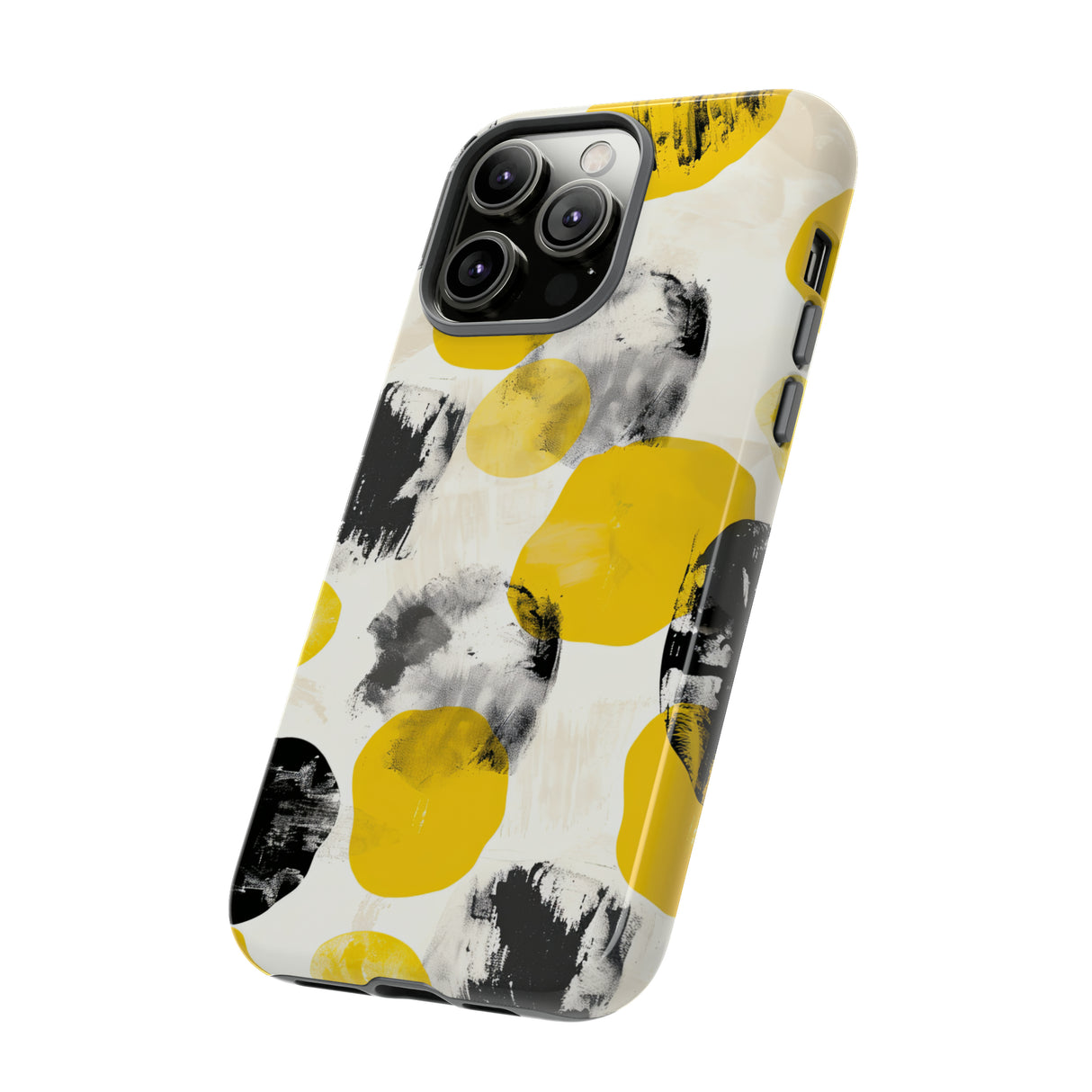 Yellow Dot Minimalism - Protective Phone Case