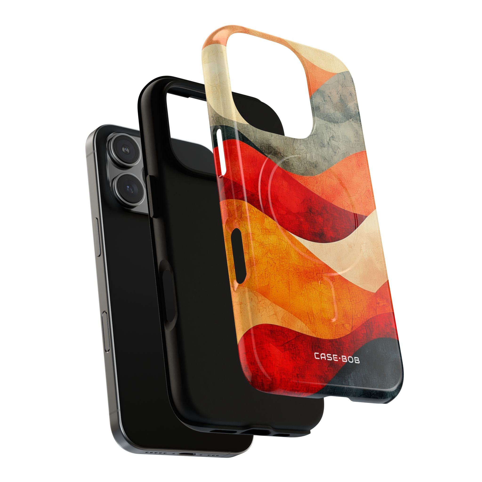 Cracked Wave Sunset iPhone 16 Pro Case - Tough+