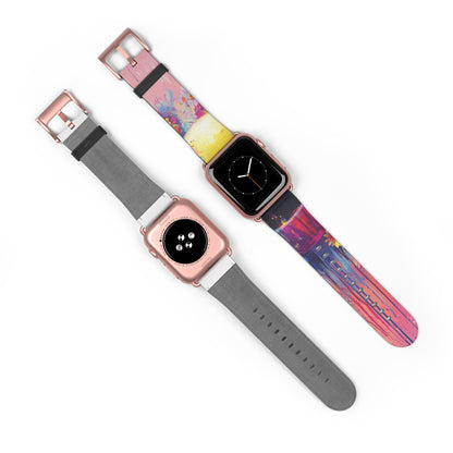 Smiley Bloom Drip - Watch Band