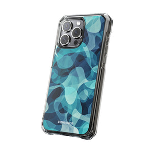 Cool Tones Showcase | Handyhülle für iPhone (Clear Impact Case – magnetisch)